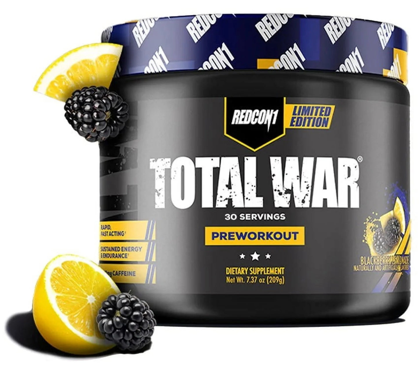 Total War 30 Servings Blackberry Lemonade Total War Pre-Workout