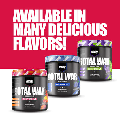 Total War Pre-Workout Powder, Strawberry Kiwi, 30 Servings