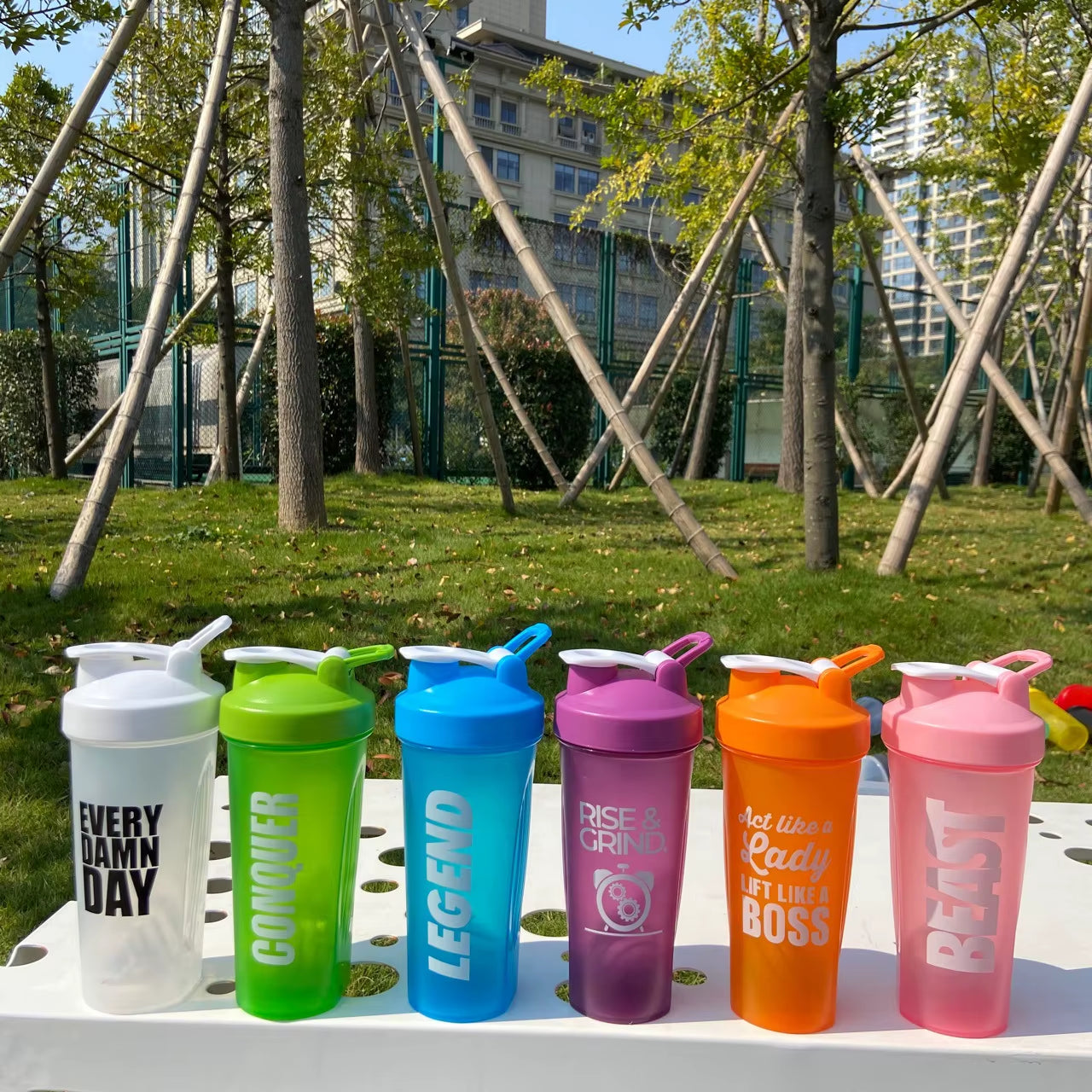 Shaker Water Bottle Sport Cup Portable Bottles Whey Protein Shaker Gym Drinking Bottle
