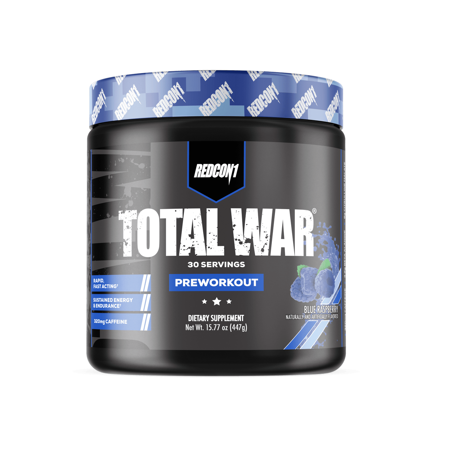 TOTAL WAR PRE-WORKOUT- Blue Raspberry