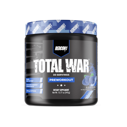 TOTAL WAR PRE-WORKOUT- Blue Raspberry