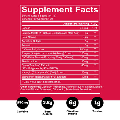 Total War Pre-Workout Powder, Strawberry Kiwi, 30 Servings
