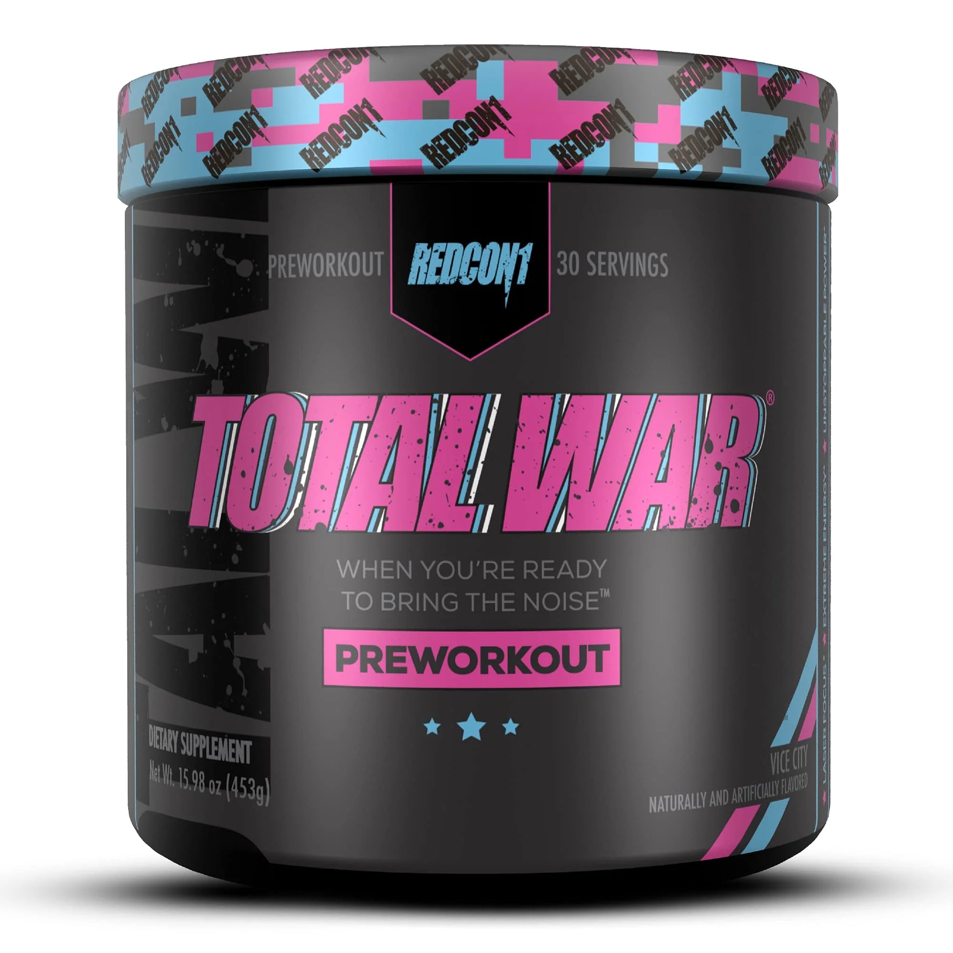 Total War Preworkout Powder (Compare to Cellucor C4) Vice City (30 Servings) *EN