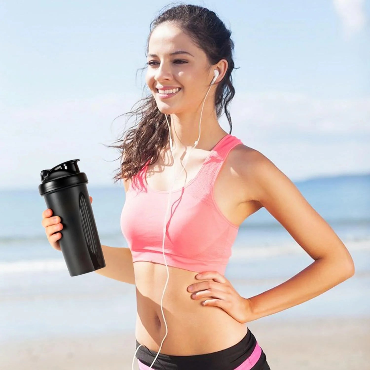- Shaker Bottles for Protein Mixes, 20 Oz